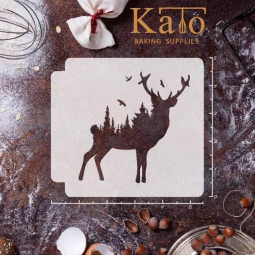 Deer Forest 783-835 Stencil