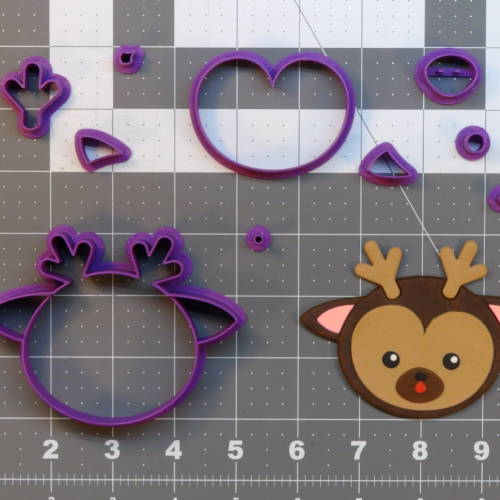 Cute Deer 266-B053 Cookie Cutter Set 4 inch