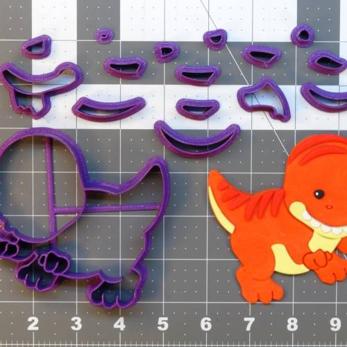 Cute Dinosaur 266-768 Cookie Cutter Set 4 inch