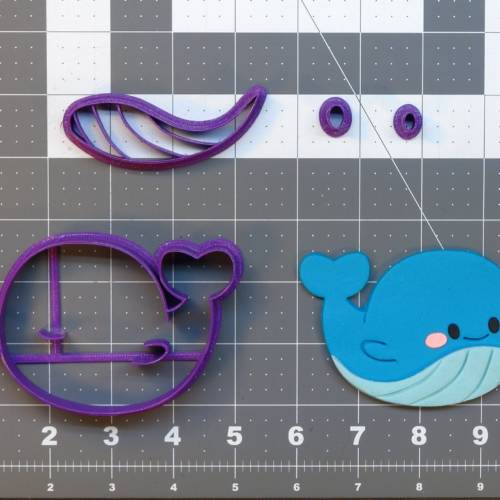Cute Whale 266-793 Cookie Cutter Set 4 inch
