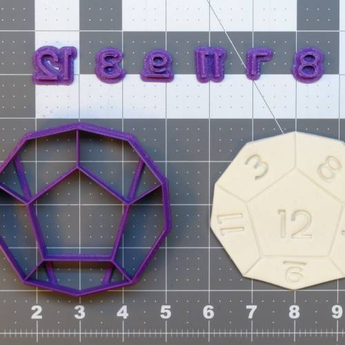 D12 Die 266-A015 Cookie Cutter Set 4 inch