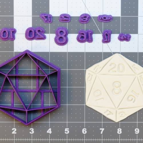 D20 Die 266-A014 Cookie Cutter Set 4 inch