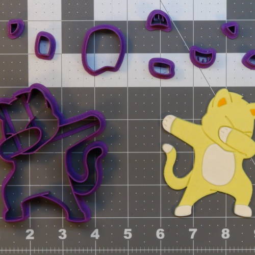 Dabbing Cat 266-A701 Cookie Cutter Set 4 inch