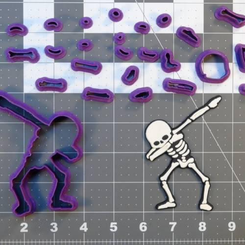 Dabbing Skeleton 266-C254 Cookie Cutter Set 4 inch