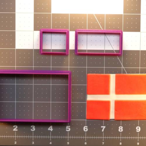 Denmark Flag 266-433 Cookie Cutter Set 4 inch
