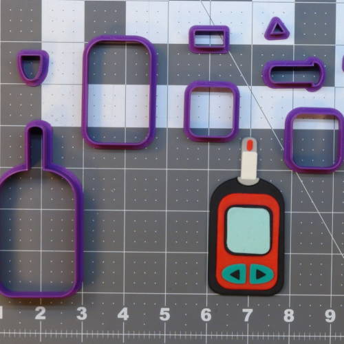 Diabetes 266-A535 Cookie Cutter Set 4 inch