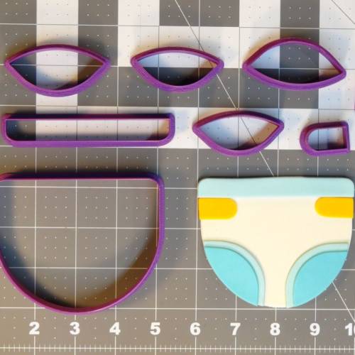 Diaper 266-C736 Cookie Cutter Set 4 inch