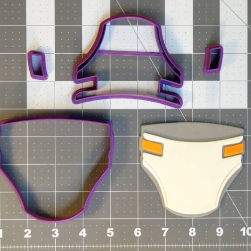 Diaper 266-C737 Cookie Cutter Set 4 inch