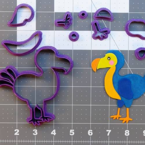 Dodo Bird 266-A199 Cookie Cutter Set 4 inch