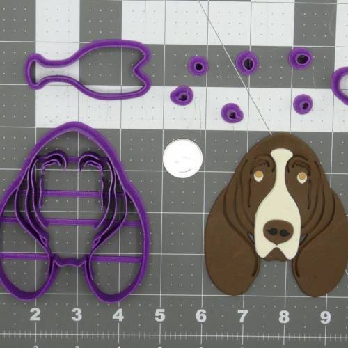 Dog - Basset Hound Head 266-D214 Cookie Cutter Set 4 inch