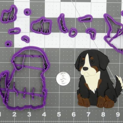 Dog - Bernese Mountain Body 266-D289 Cookie Cutter Set 4 inch