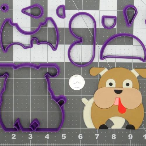 Dog - Bulldog Body 266-D210 Cookie Cutter Set 4 inch