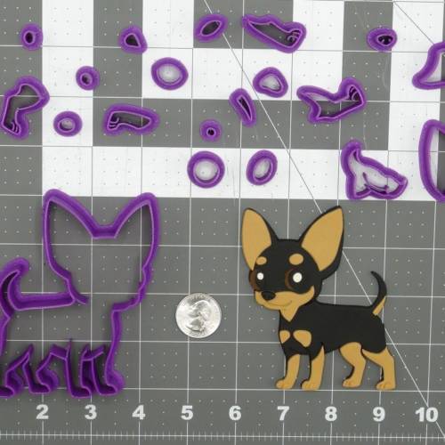 Dog - Chihuahua Body 266-D258 Cookie Cutter Set 4 inch