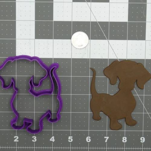 Dog - Dachshund 266-D015 Cookie Cutter Silhouette 4 inch