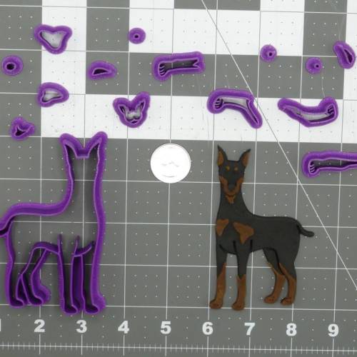 Dog - Doberman Body 266-D314 Cookie Cutter Set 4 inch
