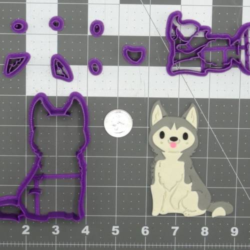 Dog - Husky Body 266-D115 Cookie Cutter Set 4 inch