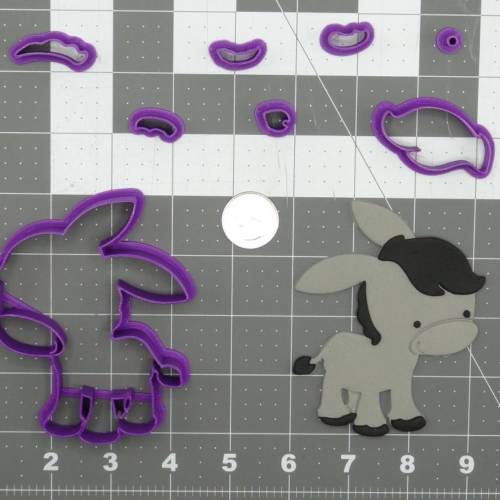 Donkey 266-D063 Cookie Cutter Set 4 inch
