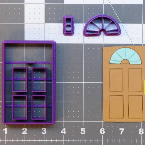 Door 266-A194 Cookie Cutter Set 4 inch