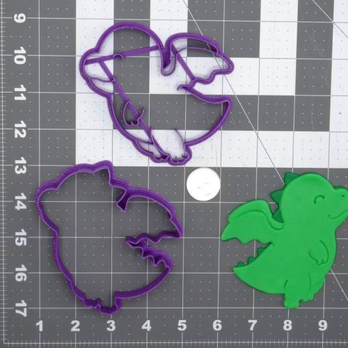 Dragon Baby Flying Body 266-D509 Cookie Cutter Set 4 inch