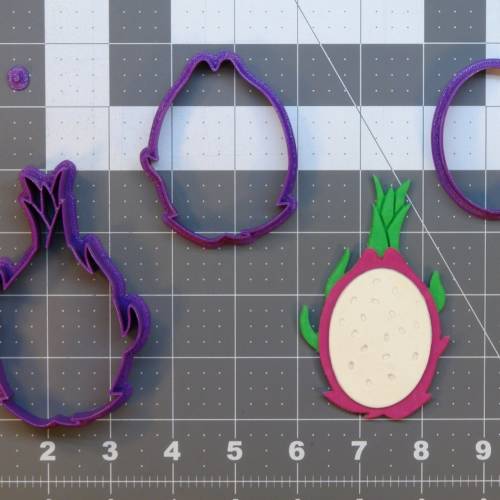 Dragon Fruit Half 266-C112 Cookie Cutter Set 4 inch
