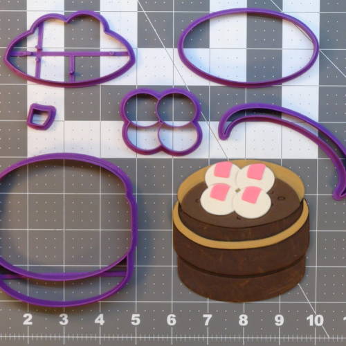 Dumpling Steamer 266-A978 Cookie Cutter Set 4 inch
