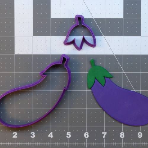 Eggplant 266-A278 Cookie Cutter Set 4 inch