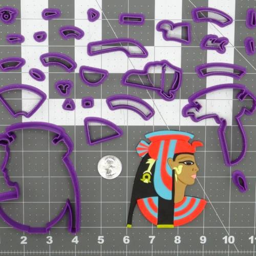 Egyptian Pharaoh 266-D295 Cookie Cutter Set 4 inch