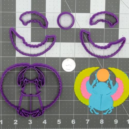 Egyptian Scarab 266-D513 Cookie Cutter Set 4 inch