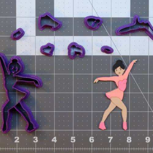 Figure Skater 266-C092 Cookie Cutter Set 4 inch