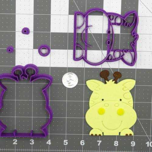 Giraffe Head 266-D223 Cookie Cutter Set 4 inch