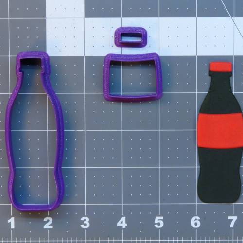 Glass Bottle 266-496 Cookie Cutter Set 4 inch