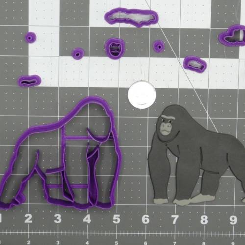 Gorilla Body 266-D138 Cookie Cutter Set 4 inch