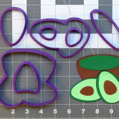 Guacamole Bowl 266-591 Cookie Cutter Set 4 inch