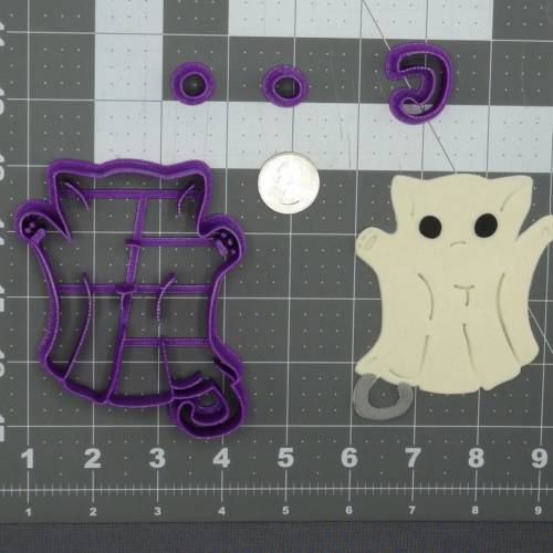 Halloween - Cat Ghost 266-D989 Cookie Cutter Set 4 inch