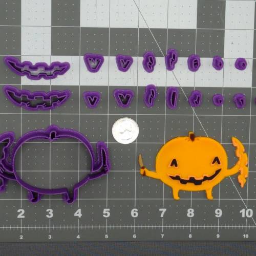 Halloween - Pumpkin with Knife 266-D900 Cookie Cutter Set 4 inch