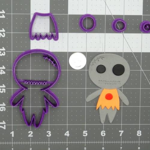 Halloween - VooDoo Doll 266-D757 Cookie Cutter Set 4 inch
