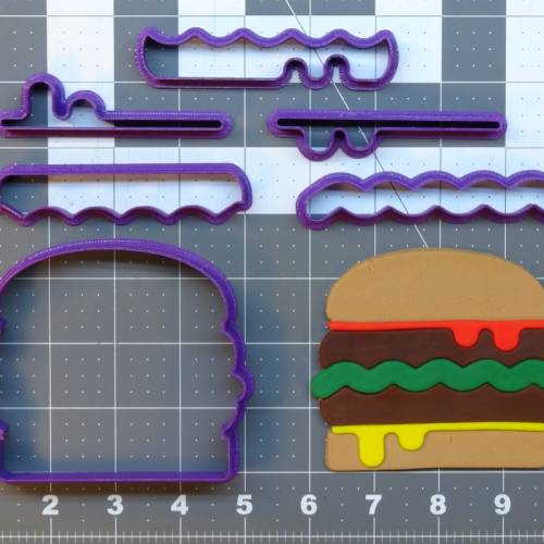 Hamburger 266-969 Cookie Cutter Set 4 inch