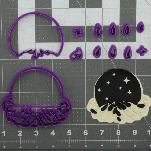 Hands with Crystal Ball 266-D954 Cookie Cutter Set 4 inch
