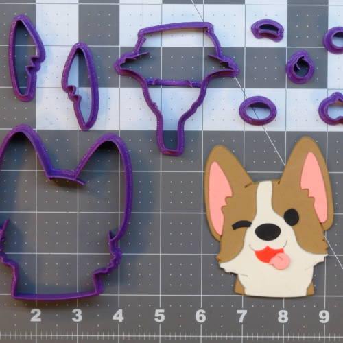Happy Corgi 266-C015 Cookie Cutter Set 4 inch