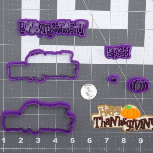 Happy Thanksgiving 266-E168 Cookie Cutter Set 4 inch