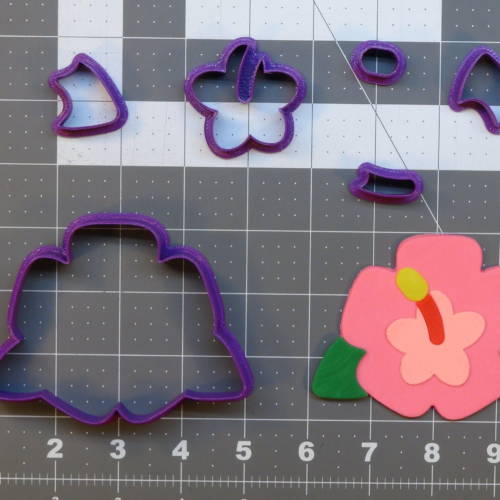 Hibiscus 266-B534 Cookie Cutter Set 4 inch