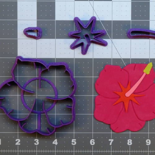 Hibiscus 266-B540 Cookie Cutter Set 4 inch