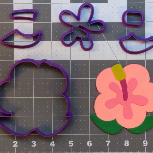 Hibiscus Flower 266-A685 Cookie Cutter Set 4 inch