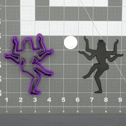Hindu God Shiva Body 266-D448 Cookie Cutter Silhouette 4 inch