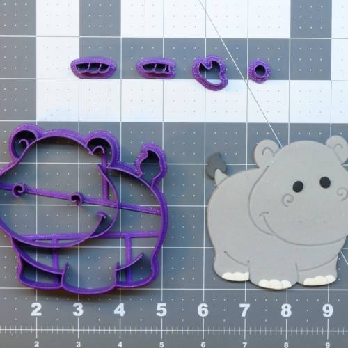 Hippo 266-894 Cookie Cutter Set 4 inch