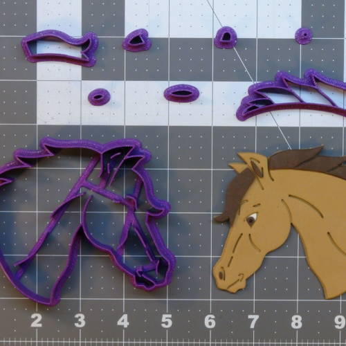 Horse Head 266-B771 Cookie Cutter Set 4 inch