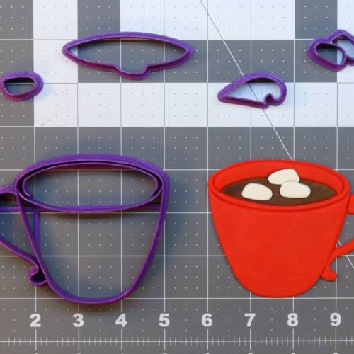 Hot Cocoa 266-A280 Cookie Cutter Set 4 inch