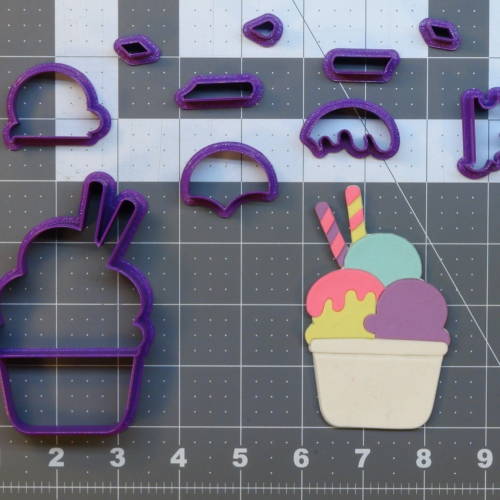 Ice Cream 266-B494 Cookie Cutter Set 4 inch