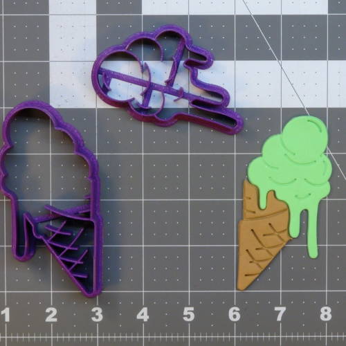 Ice Cream 266-B496 Cookie Cutter Set 4 inch