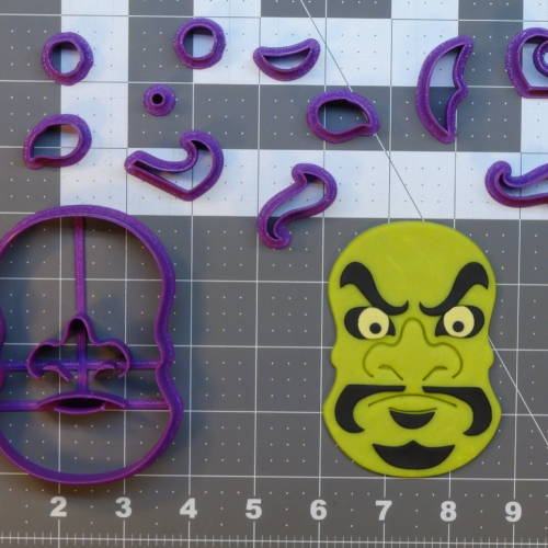 Japanese Mask 266-B798 Cookie Cutter Set 4 inch